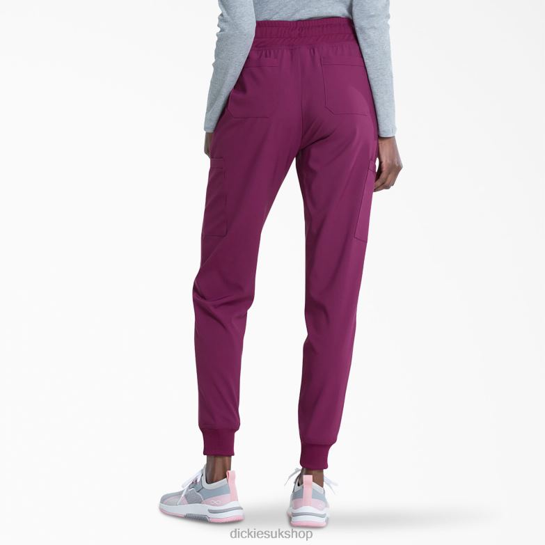 EDS Essentials Jogger Scrub Pants Women Dickies Wine (WIN) 88T842443 Apparel