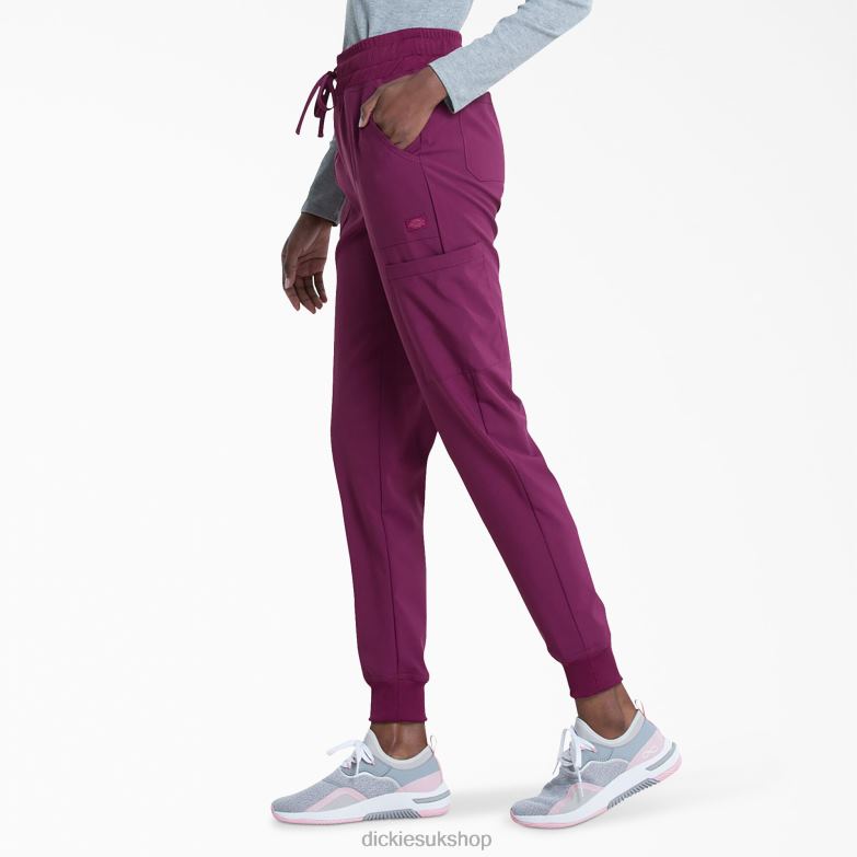 EDS Essentials Jogger Scrub Pants Women Dickies Wine (WIN) 88T842443 Apparel