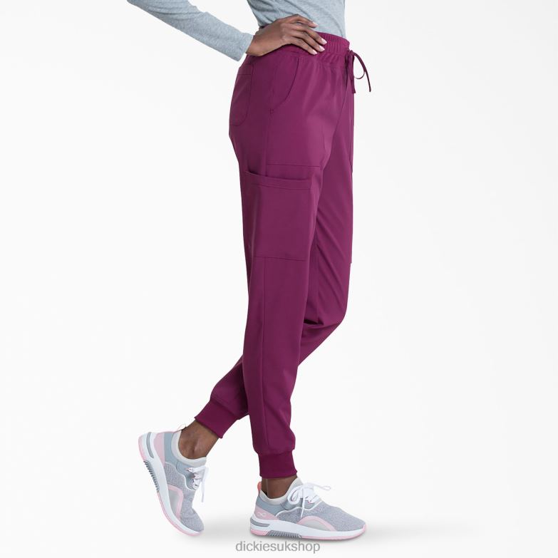 EDS Essentials Jogger Scrub Pants Women Dickies Wine (WIN) 88T842443 Apparel