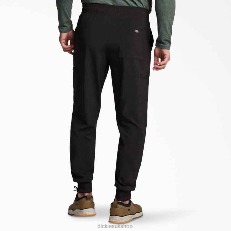 EDS Essentials Mid Rise Jogger Scrub Pants Men Dickies Black (BLK) 88T841423 Apparel