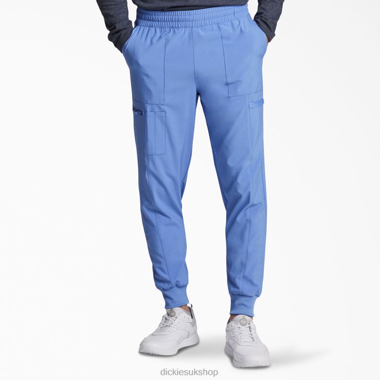 EDS Essentials Mid Rise Jogger Scrub Pants Men Dickies Ceil Blue (CBL) 88T841424 Apparel