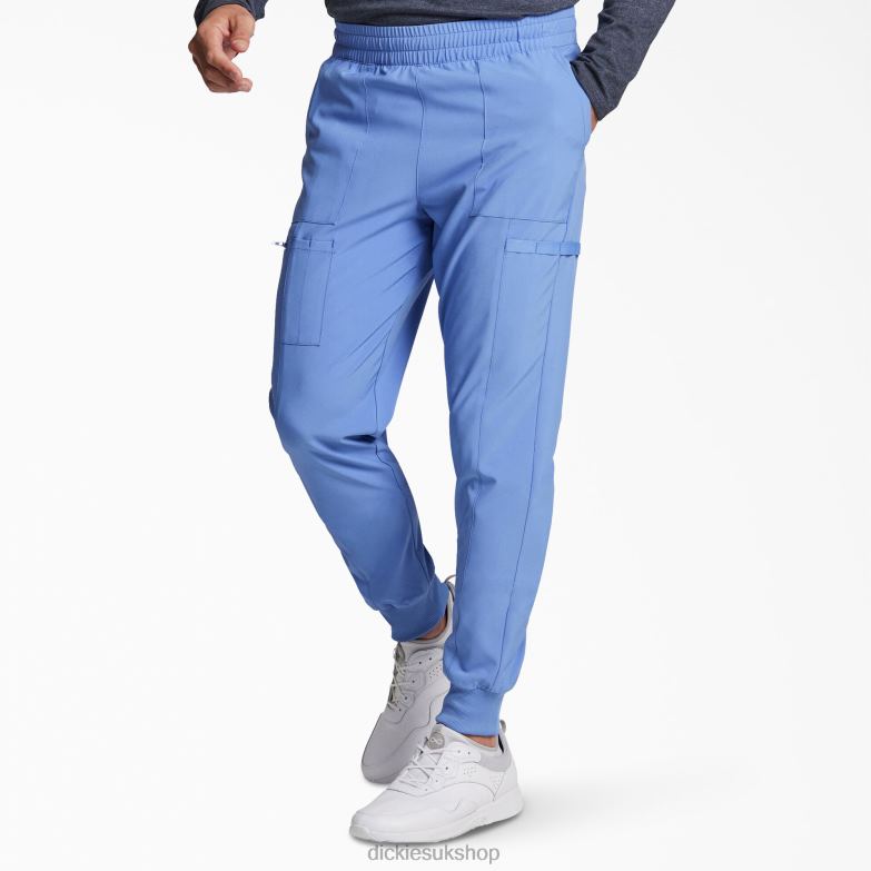 EDS Essentials Mid Rise Jogger Scrub Pants Men Dickies Ceil Blue (CBL) 88T841424 Apparel