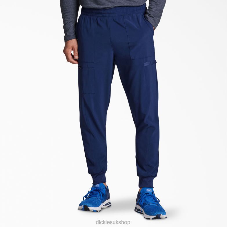 EDS Essentials Mid Rise Jogger Scrub Pants Men Dickies Navy Blue (NVY) 88T841425 Apparel