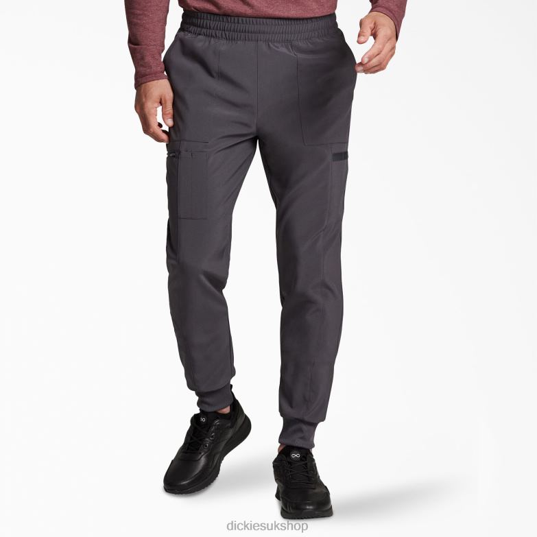 EDS Essentials Mid Rise Jogger Scrub Pants Men Dickies Pewter Gray (PEW) 88T841426 Apparel