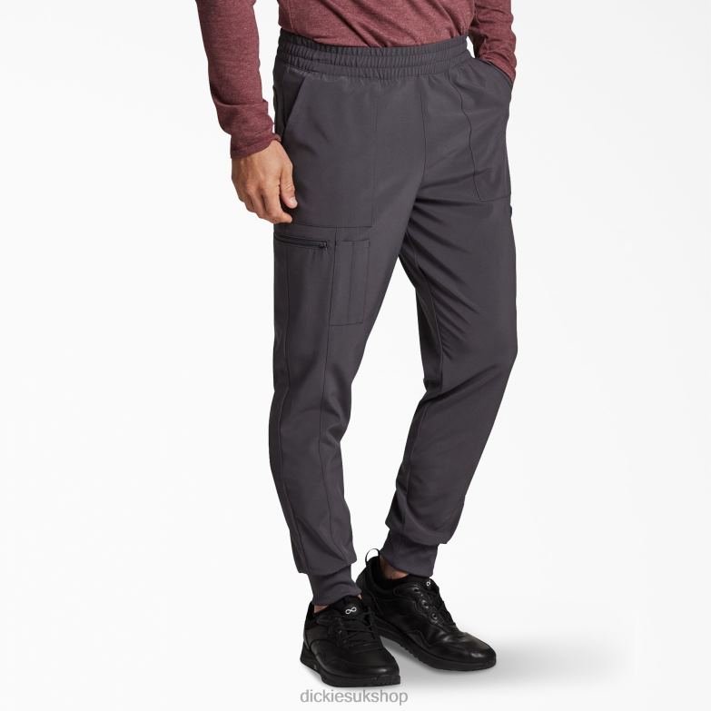 EDS Essentials Mid Rise Jogger Scrub Pants Men Dickies Pewter Gray (PEW) 88T841426 Apparel