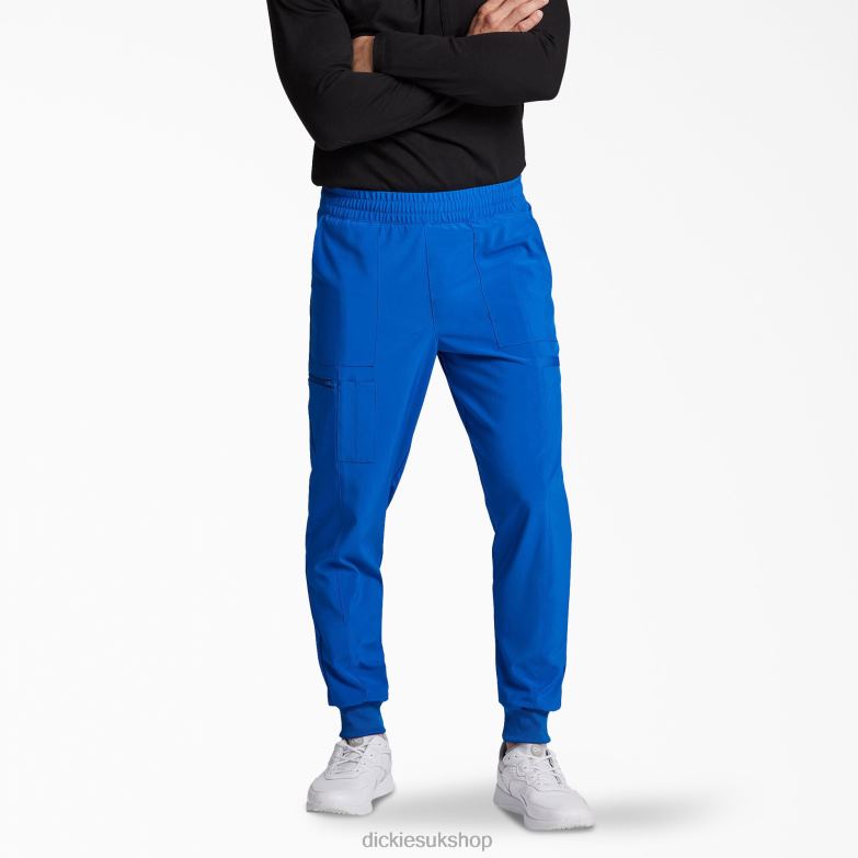 EDS Essentials Mid Rise Jogger Scrub Pants Men Dickies Royal Blue (RB) 88T841427 Apparel