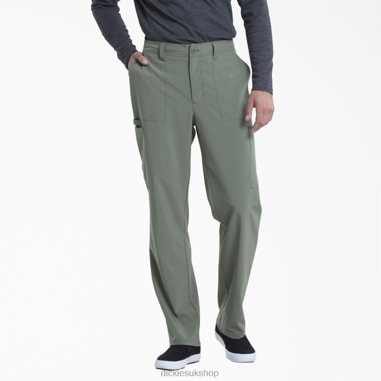 EDS Essentials Scrub Pants Men Dickies Olive Green (OLI) 88T841380 Apparel