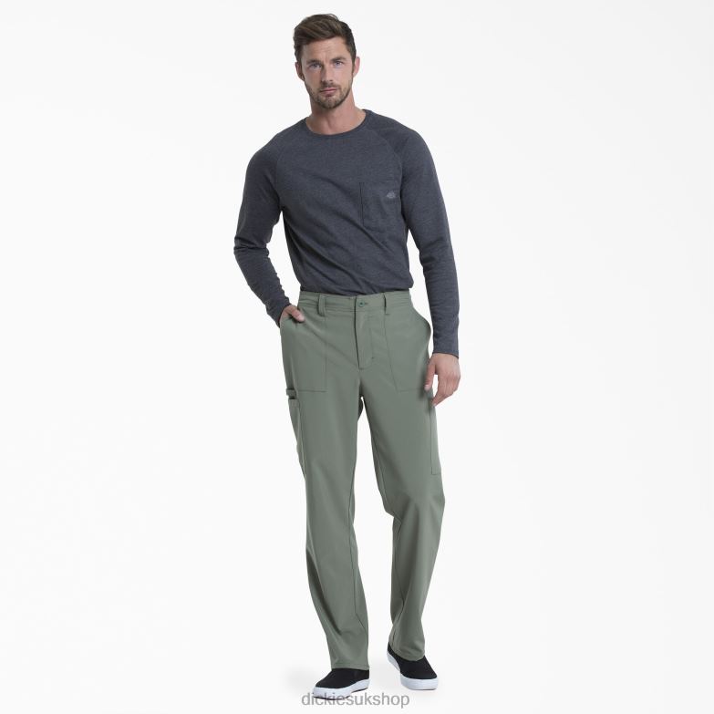 EDS Essentials Scrub Pants Men Dickies Olive Green (OLI) 88T841380 Apparel