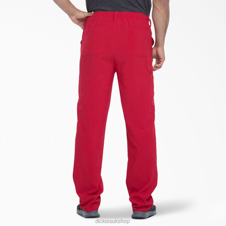 EDS Essentials Scrub Pants Men Dickies Red (RD) 88T841383 Apparel