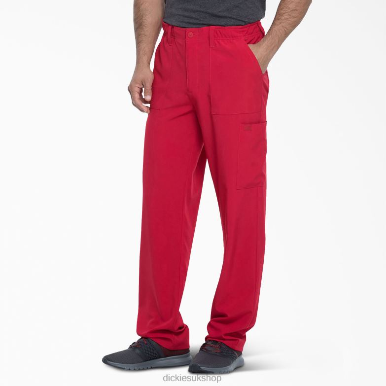 EDS Essentials Scrub Pants Men Dickies Red (RD) 88T841383 Apparel