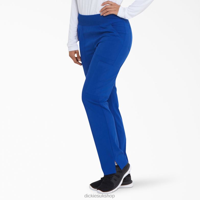 EDS Essentials Tapered Leg Cargo Scrub Pants Women Dickies Galaxy Blue (GBL) 88T842498 Apparel