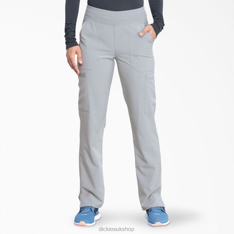 EDS Essentials Tapered Leg Cargo Scrub Pants Women Dickies Gray (GY) 88T842500 Apparel
