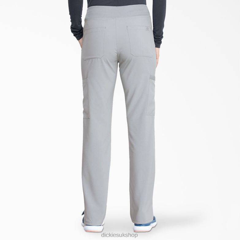EDS Essentials Tapered Leg Cargo Scrub Pants Women Dickies Gray (GY) 88T842500 Apparel