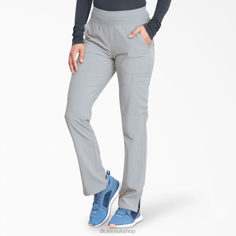 EDS Essentials Tapered Leg Cargo Scrub Pants Women Dickies Gray (GY) 88T842500 Apparel