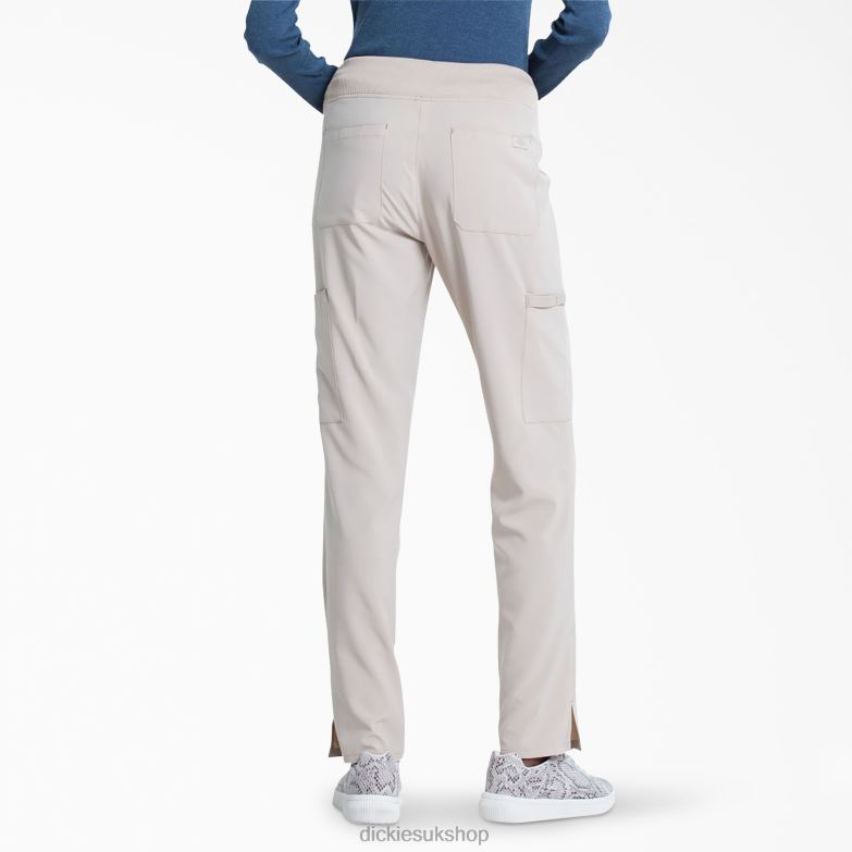 EDS Essentials Tapered Leg Cargo Scrub Pants Women Dickies Khaki (KH) 88T842503 Apparel