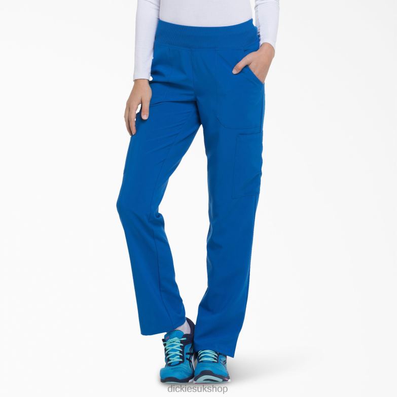 EDS Essentials Tapered Leg Cargo Scrub Pants Women Dickies Royal Blue (RB) 88T842507 Apparel