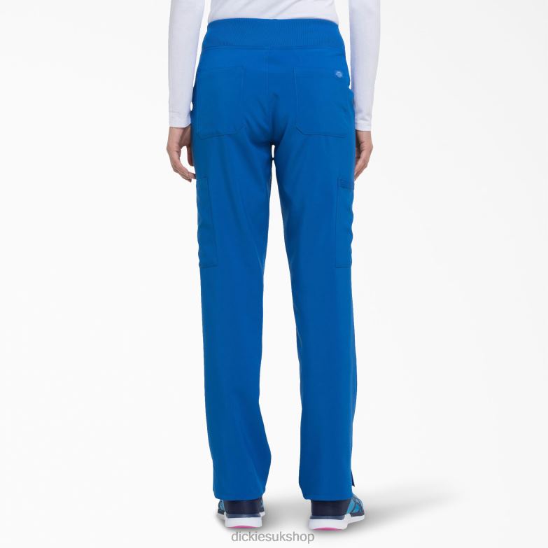 EDS Essentials Tapered Leg Cargo Scrub Pants Women Dickies Royal Blue (RB) 88T842507 Apparel