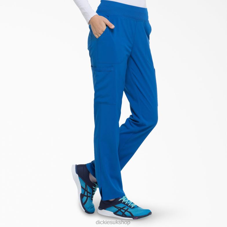 EDS Essentials Tapered Leg Cargo Scrub Pants Women Dickies Royal Blue (RB) 88T842507 Apparel