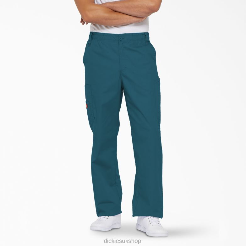 EDS Signature Cargo Scrub Pants Men Dickies Caribbean Blue (CRB) 88T841222 Apparel
