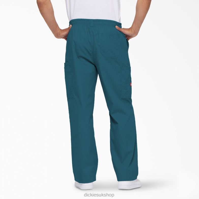 EDS Signature Cargo Scrub Pants Men Dickies Caribbean Blue (CRB) 88T841222 Apparel
