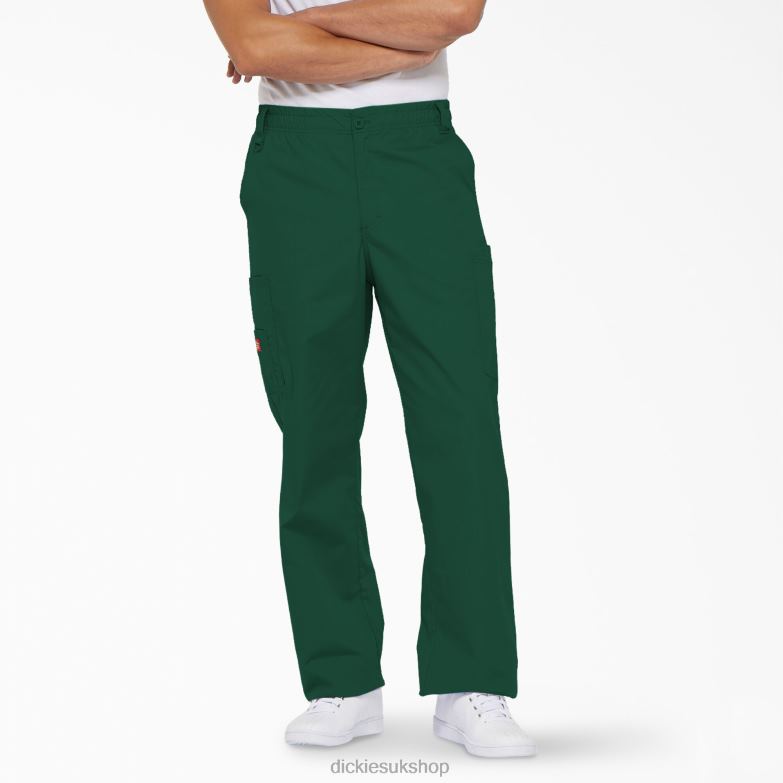 EDS Signature Cargo Scrub Pants Men Dickies Hunter Green (HTR) 88T841226 Apparel