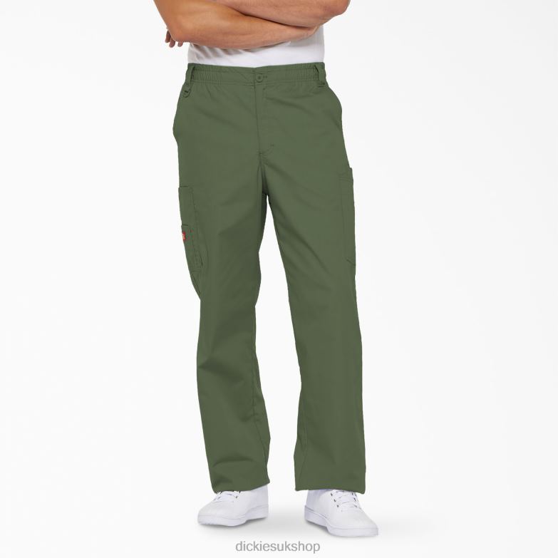EDS Signature Cargo Scrub Pants Men Dickies Olive Green (OLI) 88T841229 Apparel