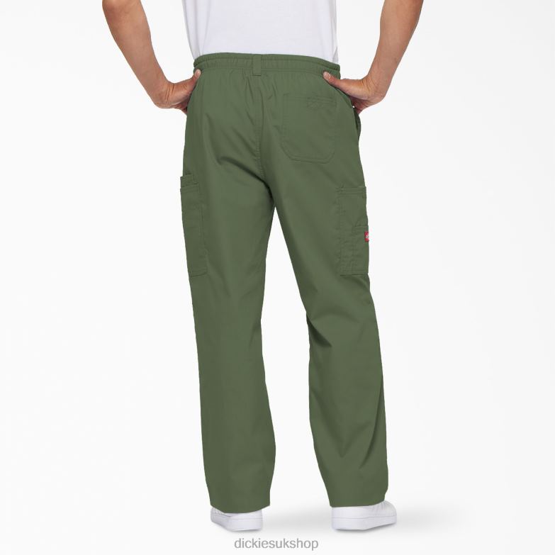 EDS Signature Cargo Scrub Pants Men Dickies Olive Green (OLI) 88T841229 Apparel