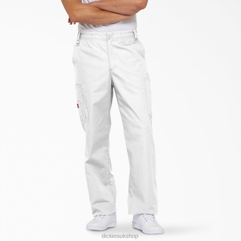 EDS Signature Cargo Scrub Pants Men Dickies White (DWH) 88T841223 Apparel