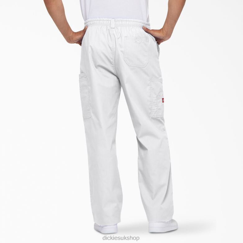 EDS Signature Cargo Scrub Pants Men Dickies White (DWH) 88T841223 Apparel