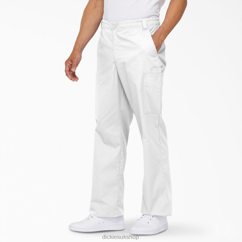 EDS Signature Cargo Scrub Pants Men Dickies White (DWH) 88T841223 Apparel