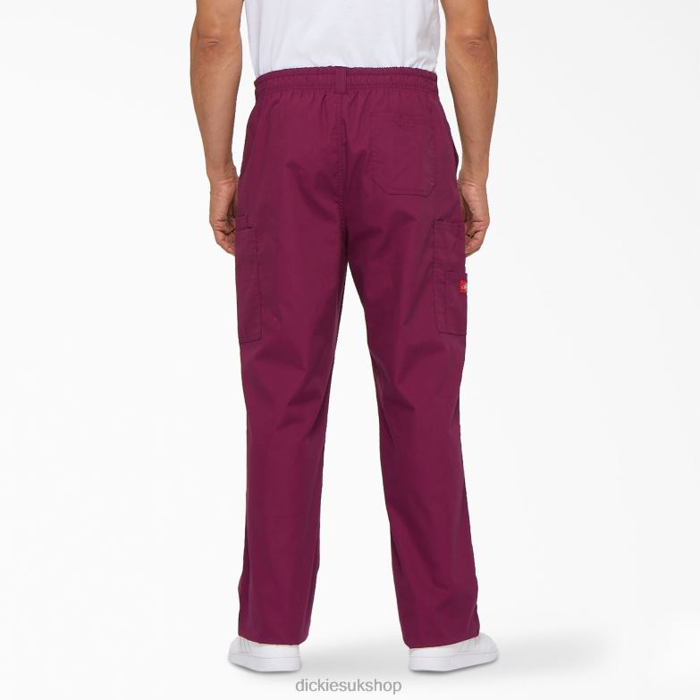 EDS Signature Cargo Scrub Pants Men Dickies Wine (WIN) 88T841232 Apparel
