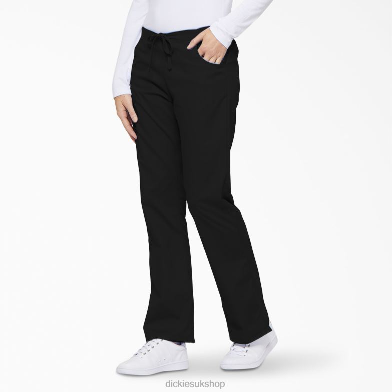 EDS Signature Flare Leg Cargo Scrub Pants Women Dickies Black (BLK) 88T842519 Apparel