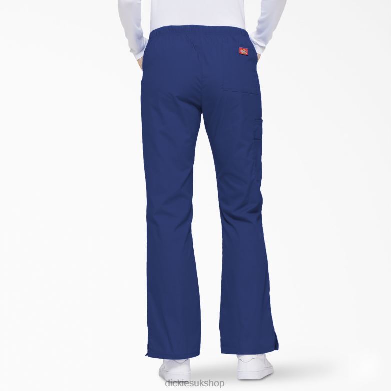 EDS Signature Flare Leg Cargo Scrub Pants Women Dickies Galaxy Blue (GBL) 88T842526 Apparel