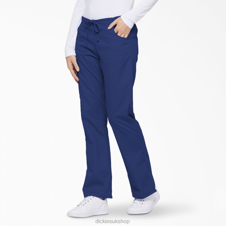 EDS Signature Flare Leg Cargo Scrub Pants Women Dickies Galaxy Blue (GBL) 88T842526 Apparel