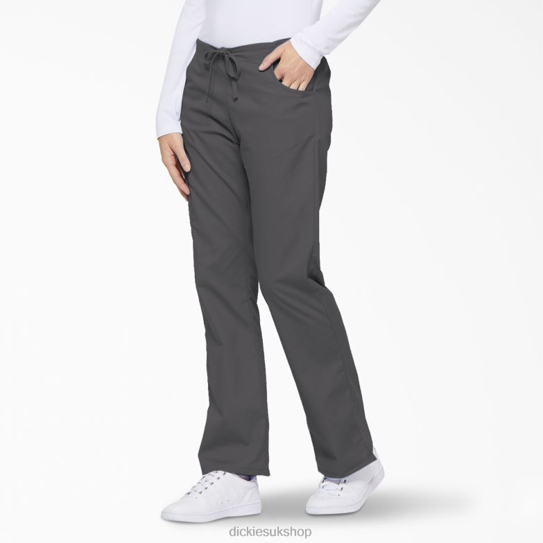 EDS Signature Flare Leg Cargo Scrub Pants Women Dickies Pewter Gray (PEW) 88T842532 Apparel