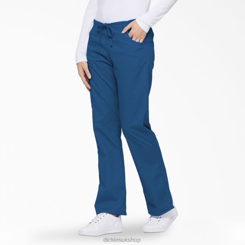 EDS Signature Flare Leg Cargo Scrub Pants Women Dickies Royal Blue (RB) 88T842533 Apparel