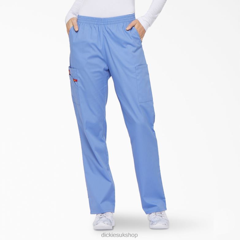EDS Signature Tapered Leg Cargo Scrub Pants Women Dickies Ceil Blue (CBL) 88T842386 Apparel