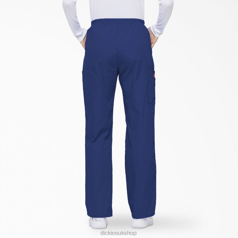 EDS Signature Tapered Leg Cargo Scrub Pants Women Dickies Galaxy Blue (GBL) 88T842391 Apparel
