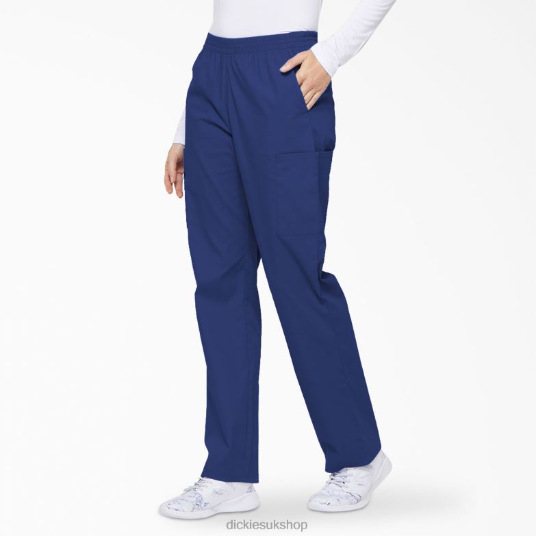 EDS Signature Tapered Leg Cargo Scrub Pants Women Dickies Galaxy Blue (GBL) 88T842391 Apparel