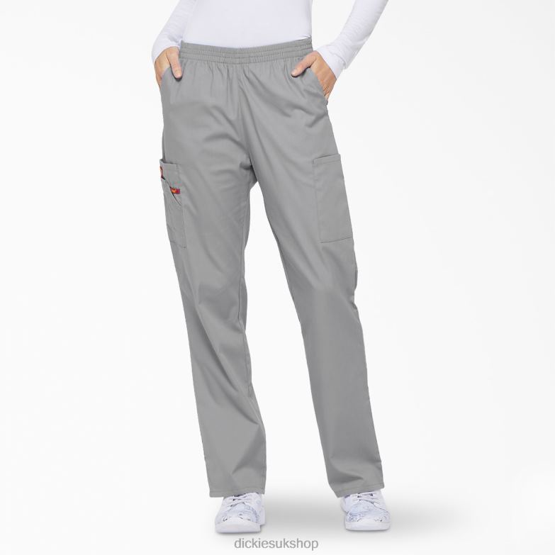 EDS Signature Tapered Leg Cargo Scrub Pants Women Dickies Gray (GY) 88T842392 Apparel