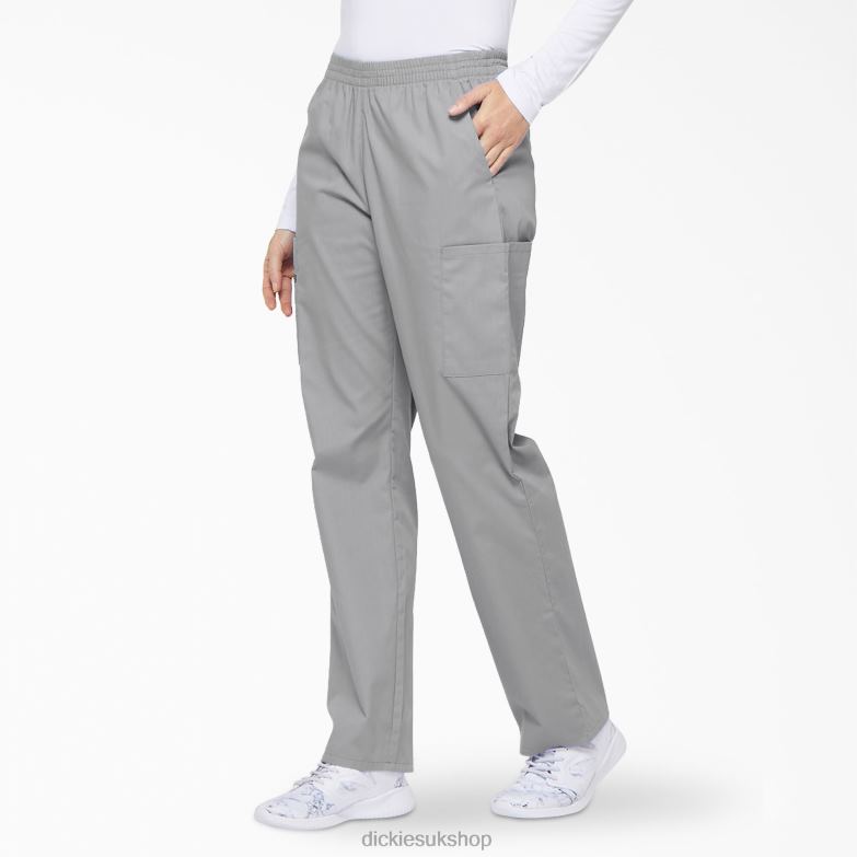 EDS Signature Tapered Leg Cargo Scrub Pants Women Dickies Gray (GY) 88T842392 Apparel