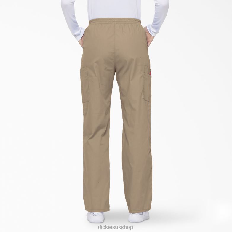 EDS Signature Tapered Leg Cargo Scrub Pants Women Dickies Khaki (KHA) 88T842395 Apparel