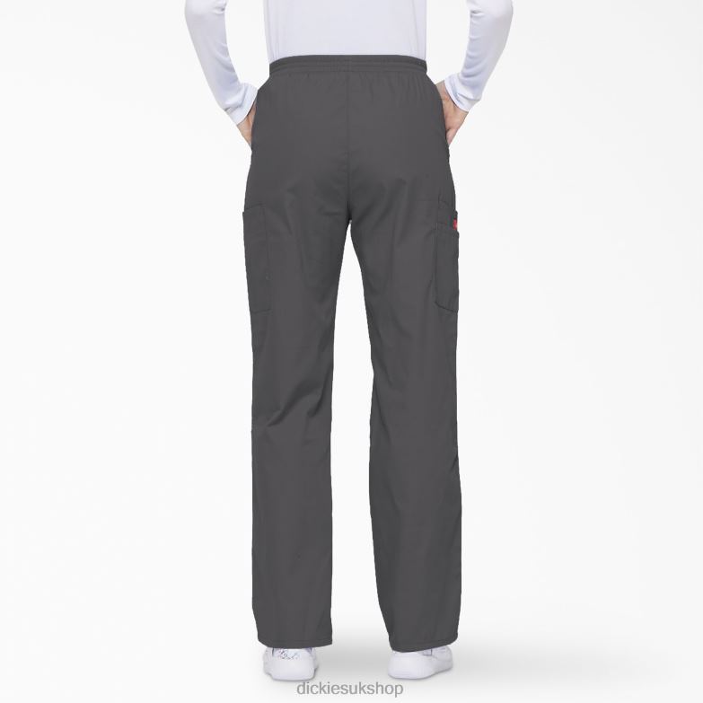 EDS Signature Tapered Leg Cargo Scrub Pants Women Dickies Pewter Gray (PEW) 88T842398 Apparel
