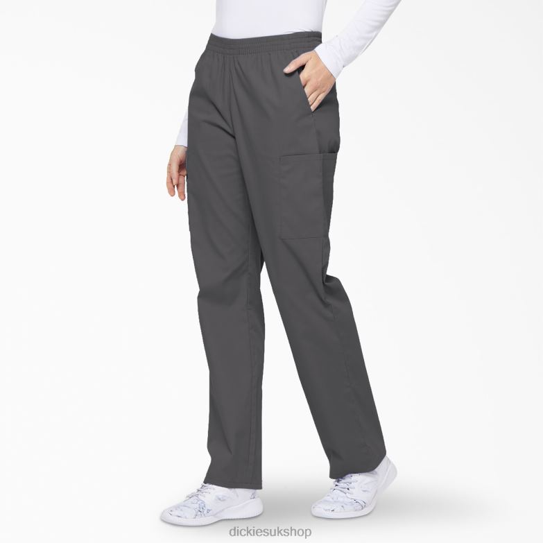 EDS Signature Tapered Leg Cargo Scrub Pants Women Dickies Pewter Gray (PEW) 88T842398 Apparel