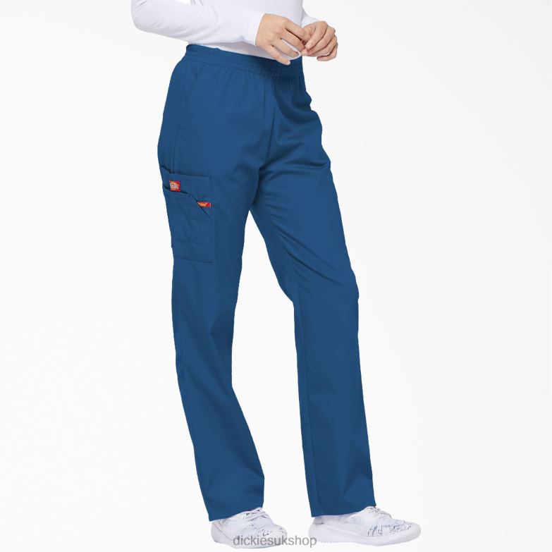 EDS Signature Tapered Leg Cargo Scrub Pants Women Dickies Royal Blue (RB) 88T842399 Apparel