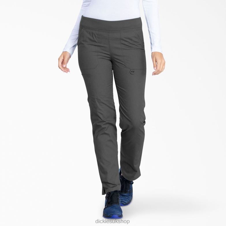EDS Signature Tapered Leg Scrub Pants Women Dickies Pewter Gray (PEW) 88T842605 Apparel