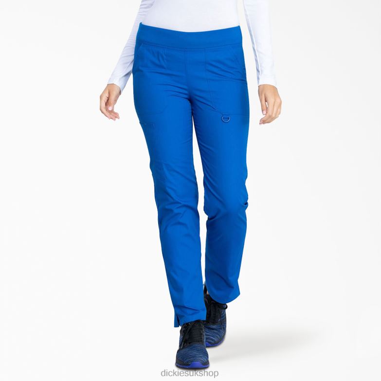 EDS Signature Tapered Leg Scrub Pants Women Dickies Royal Blue (RB) 88T842606 Apparel