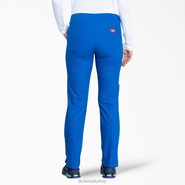 EDS Signature Tapered Leg Scrub Pants Women Dickies Royal Blue (RB) 88T842606 Apparel