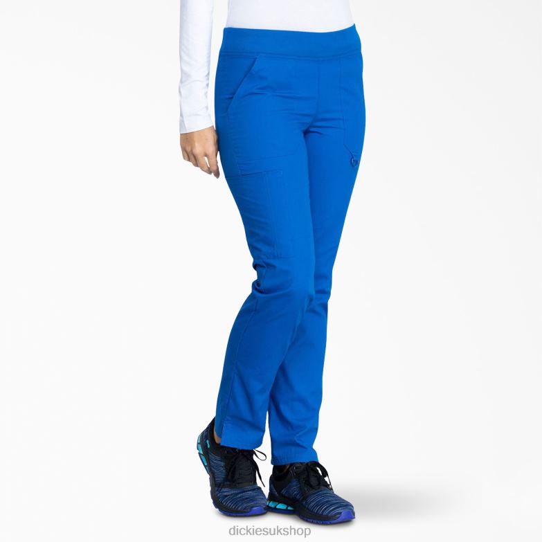 EDS Signature Tapered Leg Scrub Pants Women Dickies Royal Blue (RB) 88T842606 Apparel