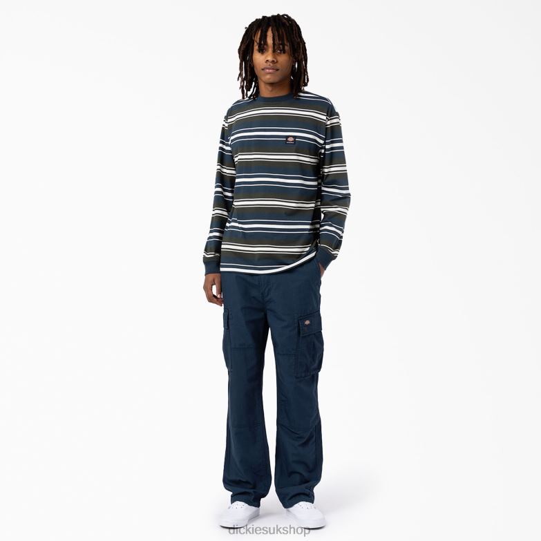 Eagle Bend Relaxed Fit Double Knee Cargo Pants Men Dickies Airforce Blue (AF) 88T84204 Apparel